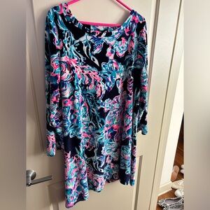Lilly Pulitzer velour dress XL
